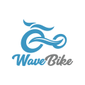 波的自行车Logo