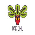 橡树猫头鹰Logo
