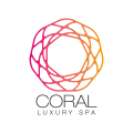 珊瑚的豪华水疗Logo