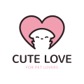 可爱的爱Logo