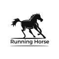 走っている馬ロゴ