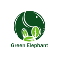 绿色的大象Logo