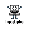 快乐的笔记本电脑Logo