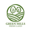 绿色的山Logo