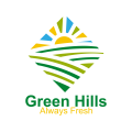 绿色的山Logo