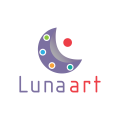 卢娜艺术Logo