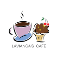 Lavianga的咖啡馆Logo