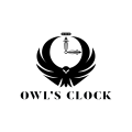 猫头鹰的时钟Logo