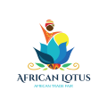  African Lotus  Logo