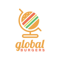 全球的汉堡logo