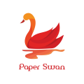 纸天鹅Logo