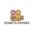 甜甜圈和电影Logo