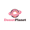 甜甜圈的行星Logo