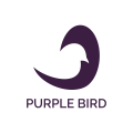 紫色的鸟Logo