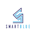 漂亮的蓝色Logo