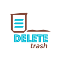 ゴミ箱を削除するロゴ