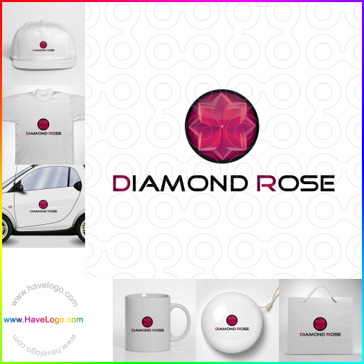 购买此玫瑰logo设计40609