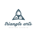 三角艺术Logo