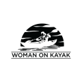 カヤックの女性ロゴ