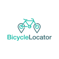 自行车定位Logo