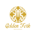  Golden Fork  Logo