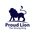 骄傲的狮子Logo