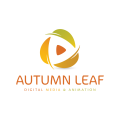 秋天的叶子Logo