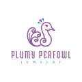  Plumy Peafowl  Logo