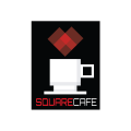 广场的咖啡馆Logo