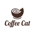 コーヒー猫ロゴ
