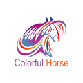 丰富多彩的马Logo