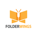 文件夹的翅膀logo