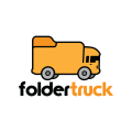 文件夹的卡车logo