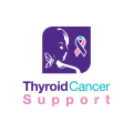 甲状腺癌的支持Logo