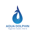 水色海豚Logo