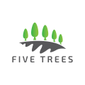 五棵树Logo