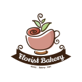 花店面包咖啡Logo