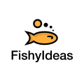 魚のアイデアロゴ