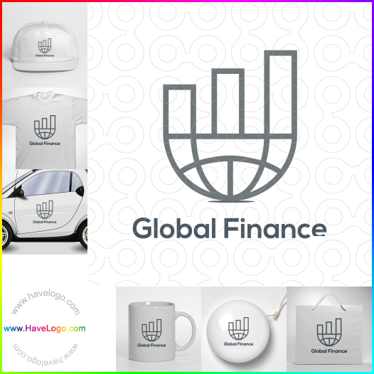 购买此全球金融logo设计65016
