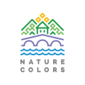 自然的颜色Logo