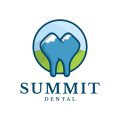 峰会的牙科Logo