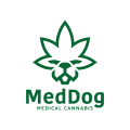 MED的狗的医疗大麻Logo