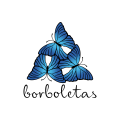  borboletas  Logo