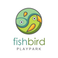  Fish Bird  Logo
