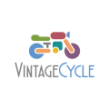 老式自行车Logo
