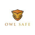 猫头鹰的安全Logo
