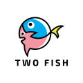 二匹の魚ロゴ